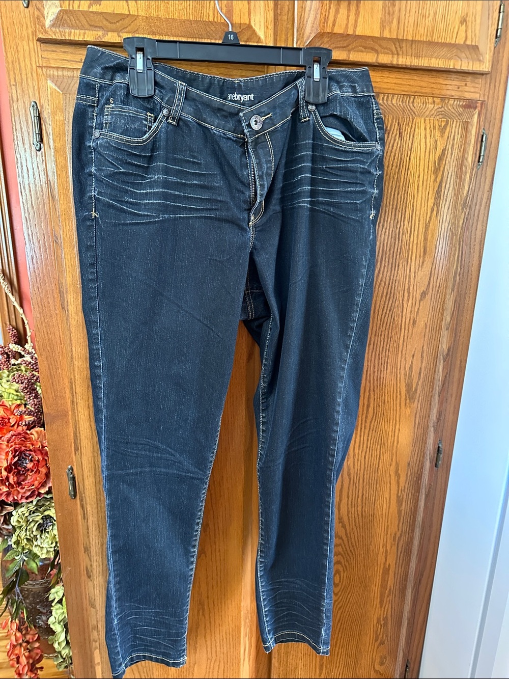 Women’s Moth Black Skinny Jeans with Contrast Stitching